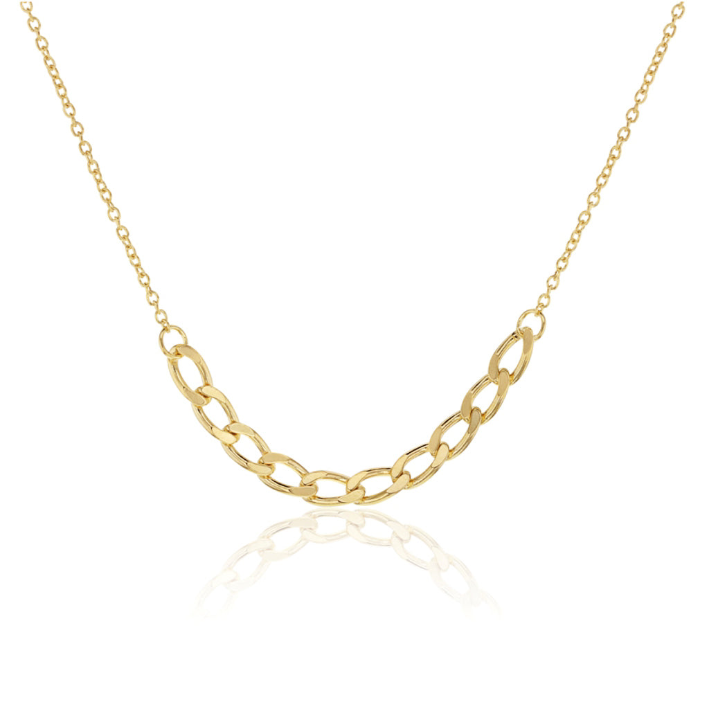 Gold Cable Link Chain 9ct Yellow Gold / 450mm