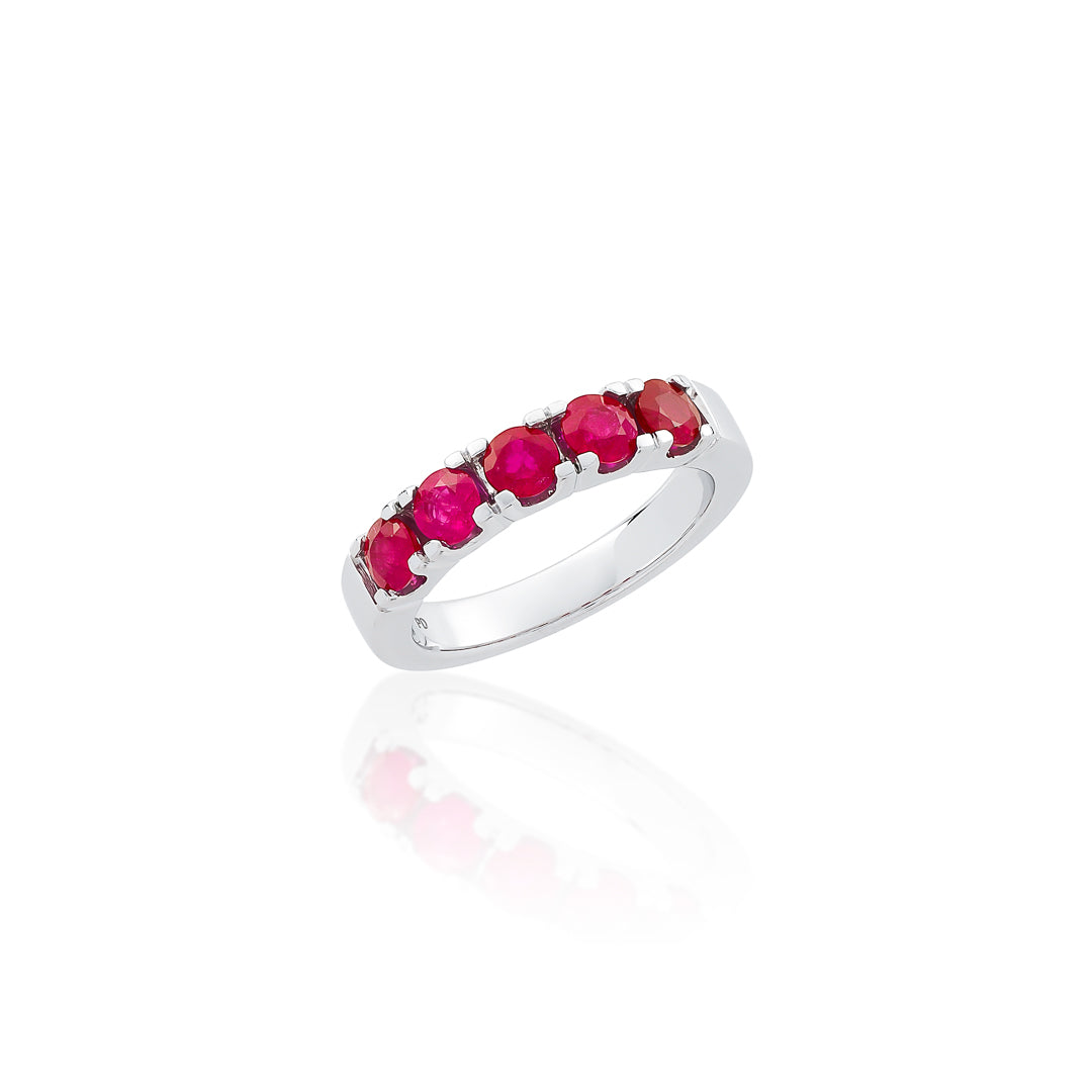 Ruby Eternity Ring – 18ct White Gold 18ct White Gold