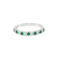 Emerald & Diamond Eternity Ring