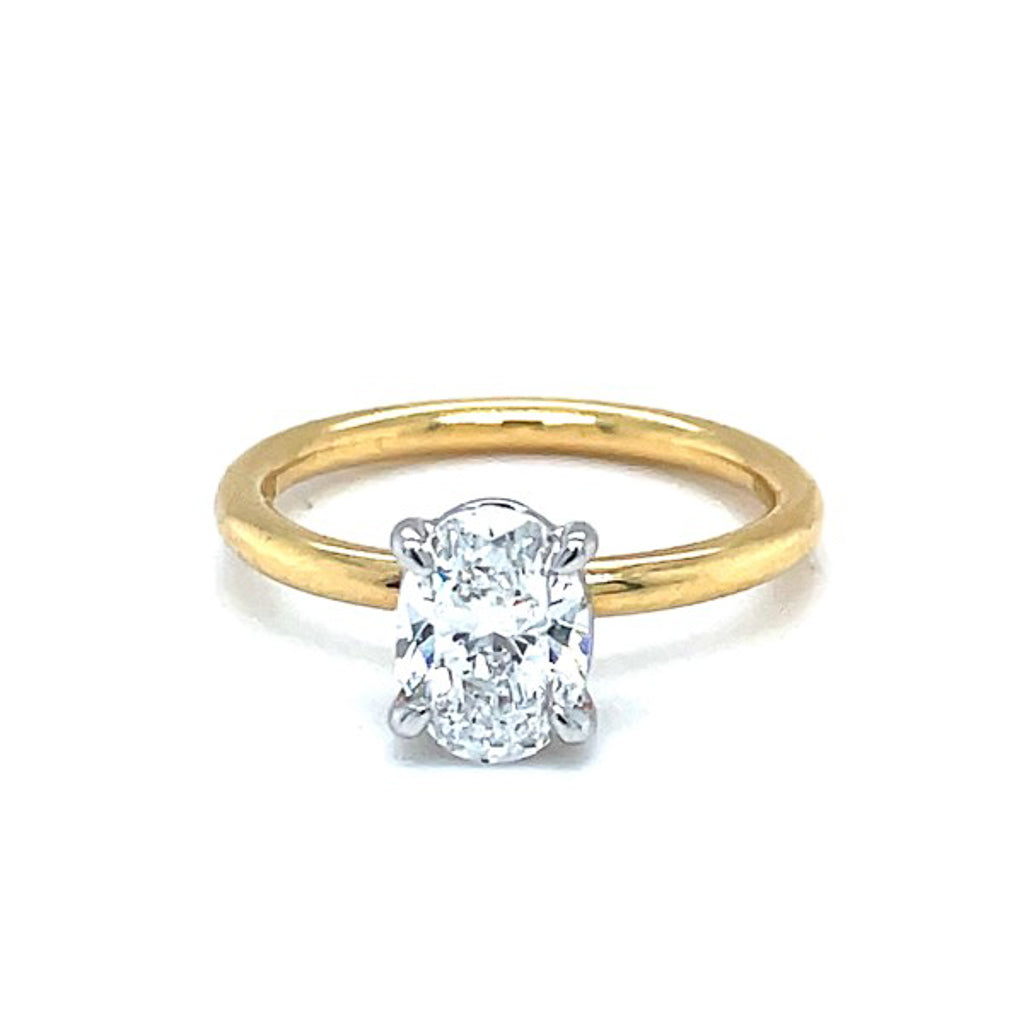 Diamond Solitaire Ring – 18ct Yellow Gold 18ct Yellow Gold