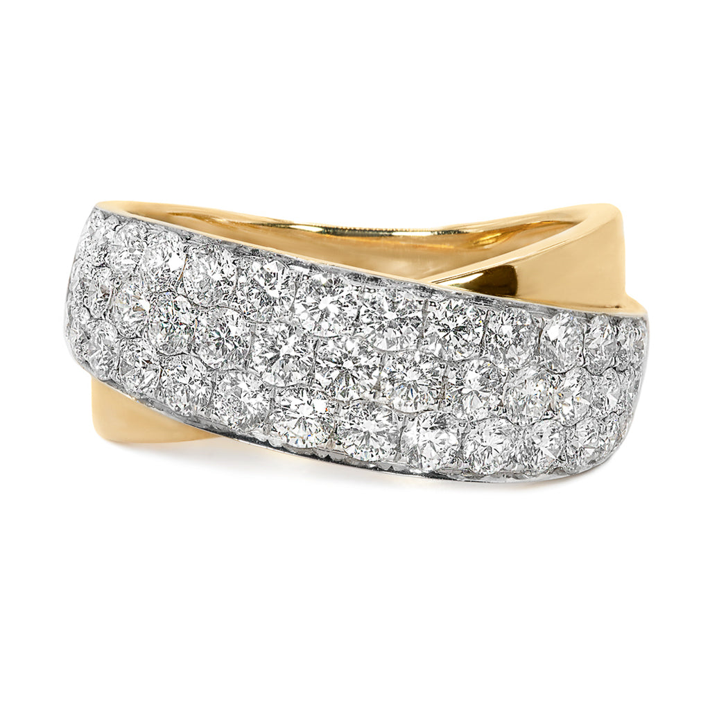 Diamond Pavé Ring – 18ct Gold 18ct Gold