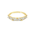 Marquise Diamond Eternity Ring 18ct Yellow Gold