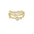 Bezel Set Diamond Dress Ring 18ct Yellow Gold