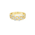 Tension Set Diamond Dress Ring 18ct Yellow Gold
