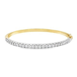 Diamond Hinged Bangle