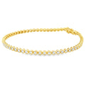 Diamond Bezel Bracelet – 18ct Yellow Gold 18ct Yellow Gold