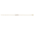 Yellow Gold Diamond Infinity Bracelet 18ct Yellow Gold