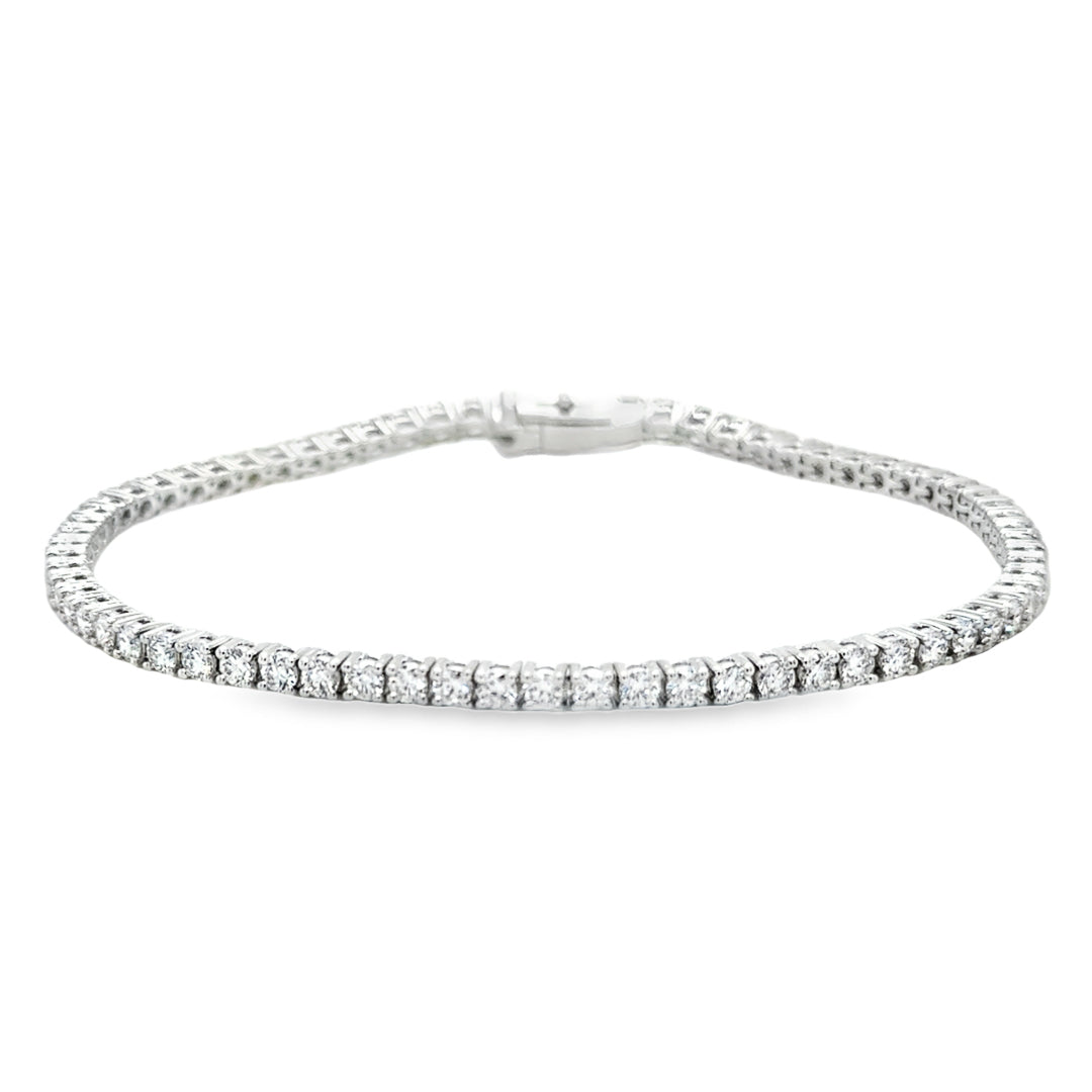 70 Diamond White Gold Tennis Bracelet White Gold