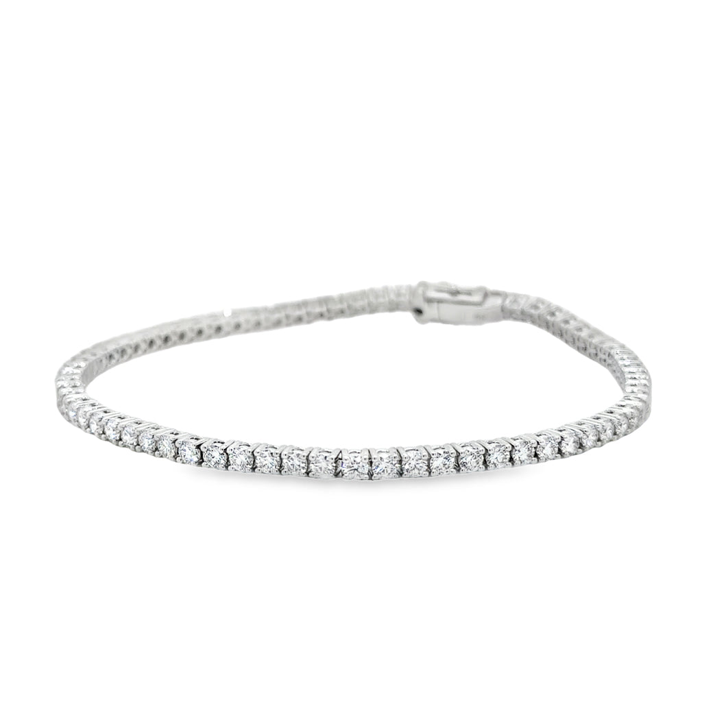 70 Diamond White Gold Tennis Bracelet White Gold