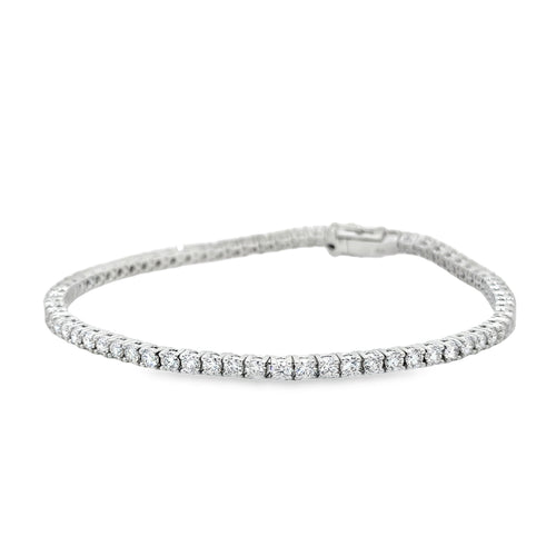 70 Diamond White Gold Tennis Bracelet White Gold