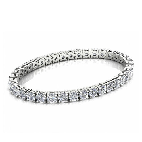 64 Diamond White Gold Tennis Bracelet White Gold