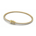 1.55ct Diamond Tennis Bracelet White & Yellow Gold