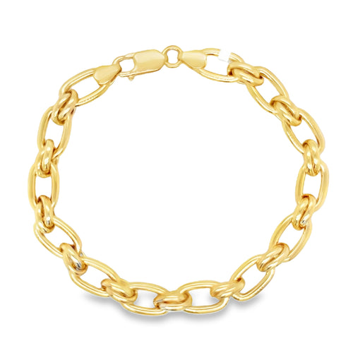 Cable Link Bracelet yellow gold
