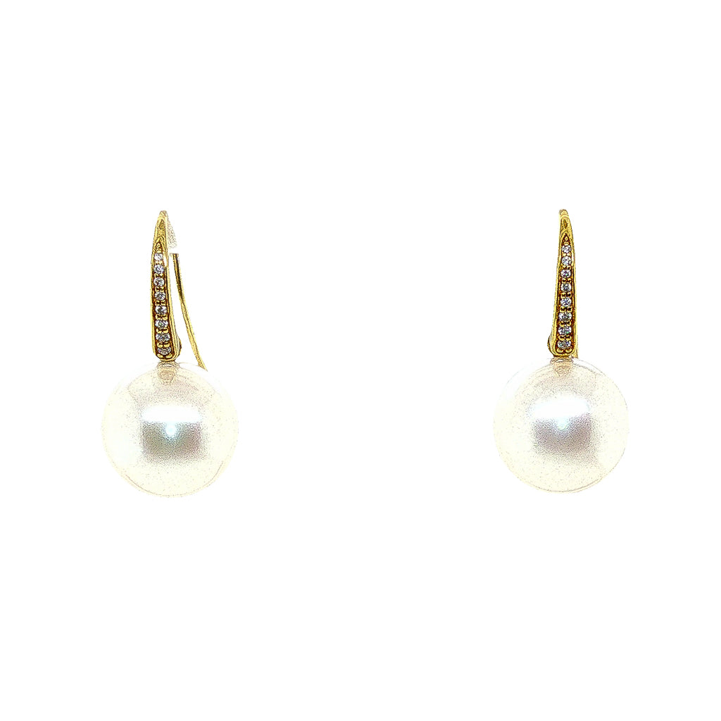 Diamond and Pearl – 18ct Yellow Gold 18ct Yellow Gold