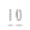 Diamond Huggies 18ct White Gold / 13.8mm