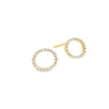 Diamond Stud Earrings 18ct Yellow Gold