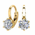 Diamond Drop Earrings Yellow Gold