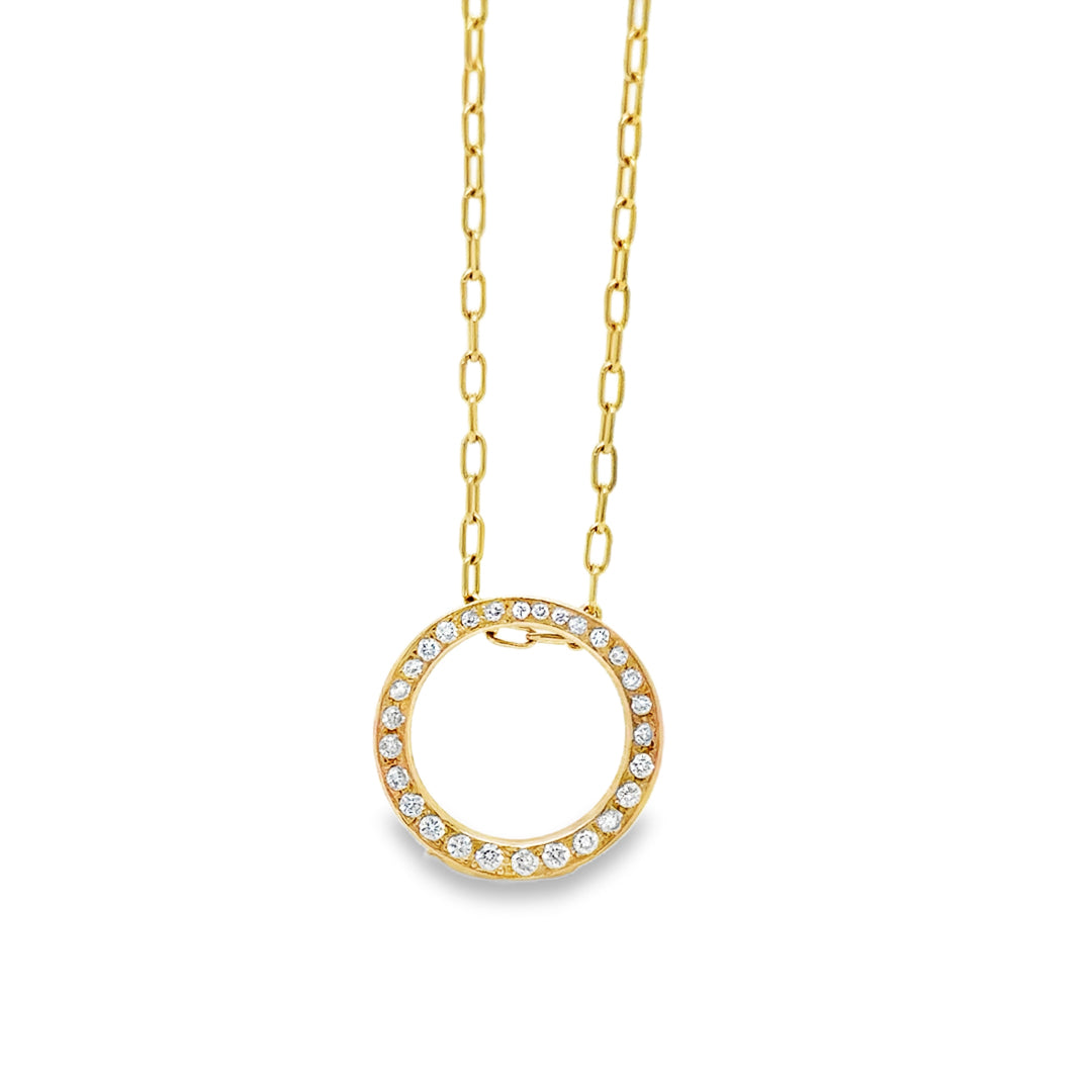 Diamond Pendant – 18ct Yellow Gold 18ct Yellow Gold