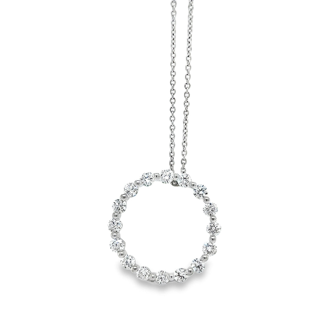Diamond Pendant – 18ct White Gold 18ct White Gold