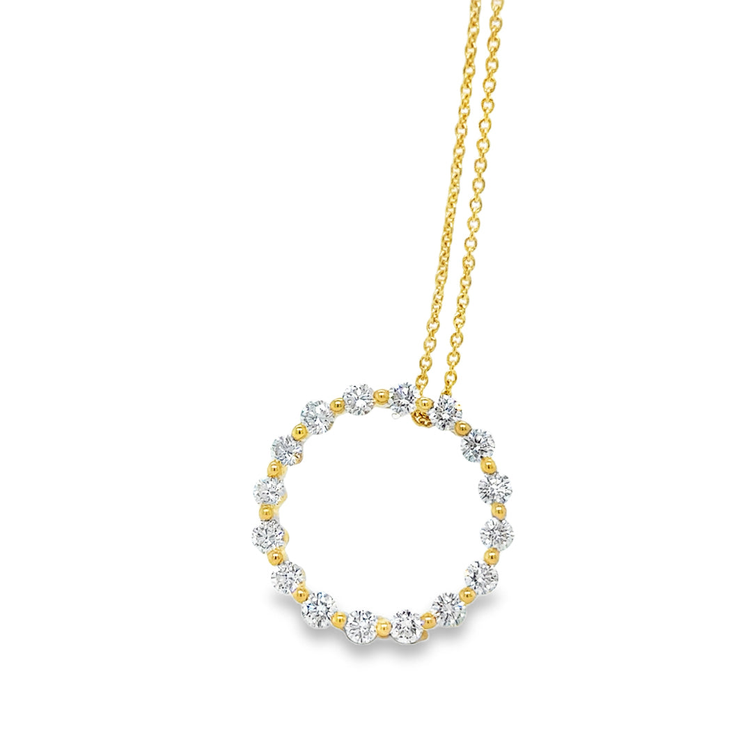 Diamond Pendant – 18ct Yellow Gold 18ct Yellow Gold