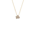 Yellow Gold Pave Diamond Pendant 9ct Yellow Gold