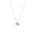 White Gold Hydrangea Pendant 9ct White Gold / 1mm