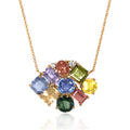 Diamond and Sapphire Pendant – 9ct Yellow Gold 9ct Yellow Gold