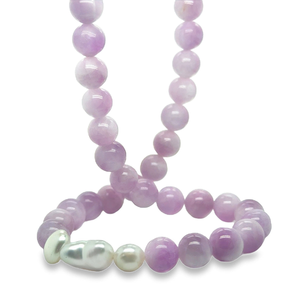 Pearl Necklace – Silver Silver