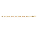 Silver Filled Yellow Gold Cable Link Necklace 9ct Yellow Gold / 6.3mm