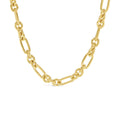 Fancy Link Bracelet yellow gold