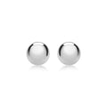 Ball Stud Earrings Sterling Silver / 3mm