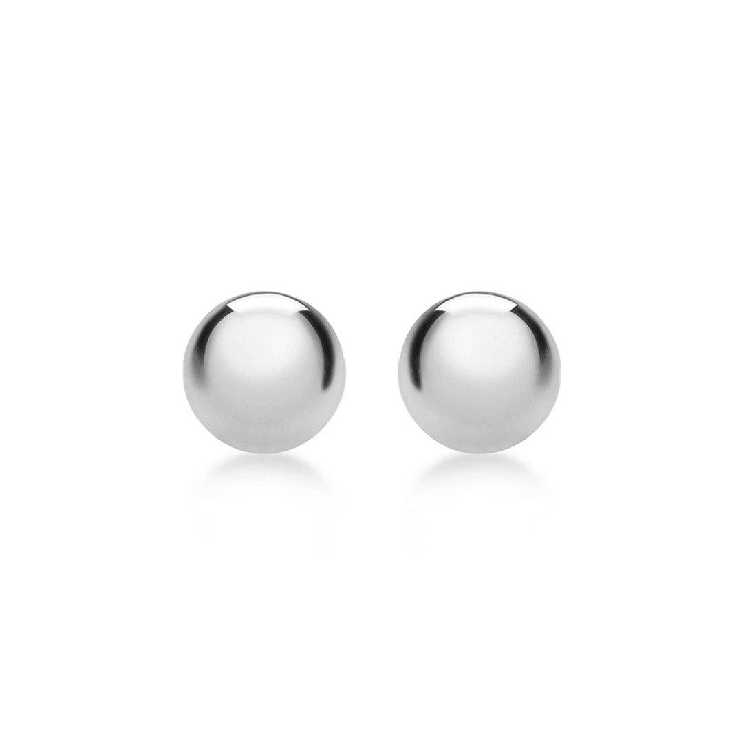 Ball Stud Earrings Sterling Silver / 3mm