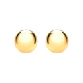 Ball Stud Earrings 9ct Yellow Gold / 8mm