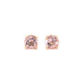 Morganite Stud Earrings – 9ct Rose Gold 9ct Rose Gold