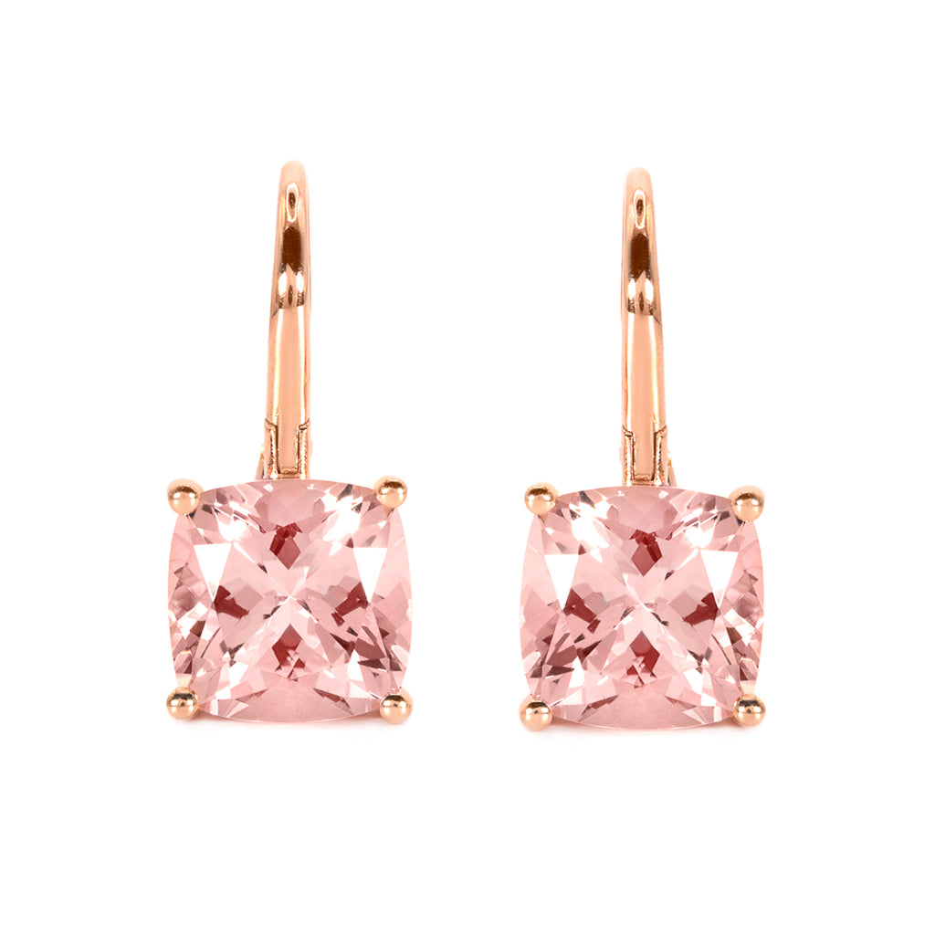 Morganite Earrings – 9ct Rose Gold 9ct Rose Gold