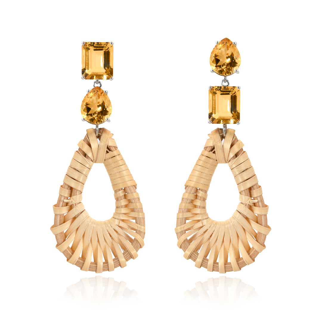 Double Drop – 9ct White Gold 9ct White Gold