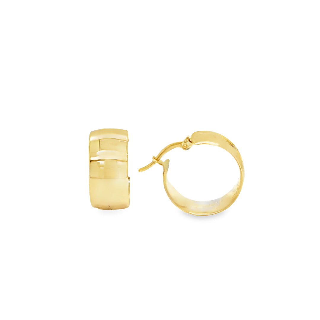 Hoop Earrings – 9ct Yellow Gold 9ct Yellow Gold / 8mm