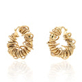 Gold Hoop Earrings 9ct Yellow Gold / 38mm