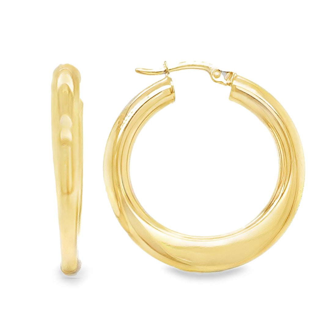 Hoop Earrings – 9ct Yellow Gold 9ct Yellow Gold / 3mm