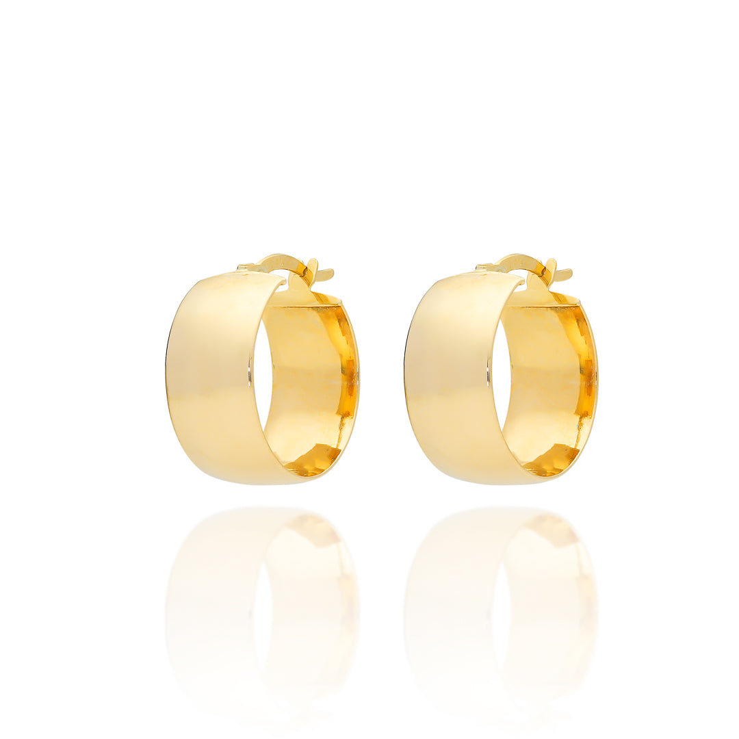 Gold Huggies 9ct Yellow Gold