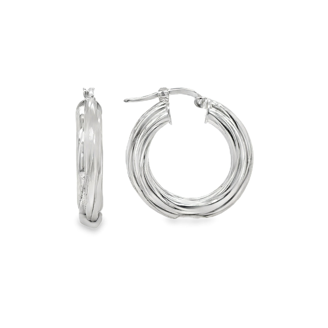 Hoop Earrings – Sterling Silver Sterling Silver / 5mm