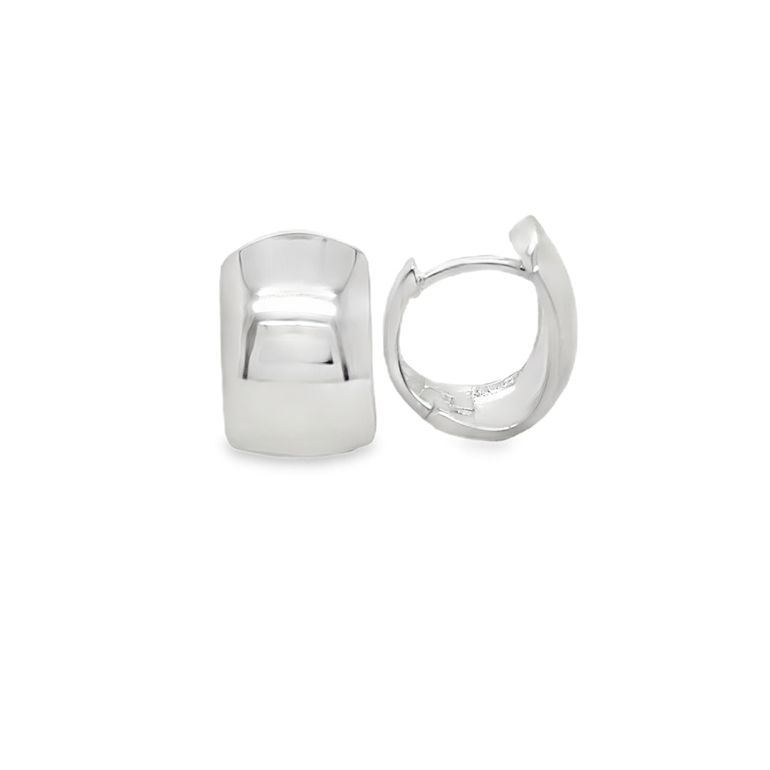 Polished Earrings – Sterling Silver Sterling Silver / 10mm