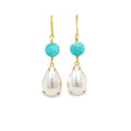 Pearl Drop Earrings – 9ct Yellow Gold 9ct Yellow Gold