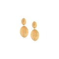 Italian drop earrings sterling silver, gold plated