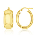 Gold Hoop Earrings yellow gold