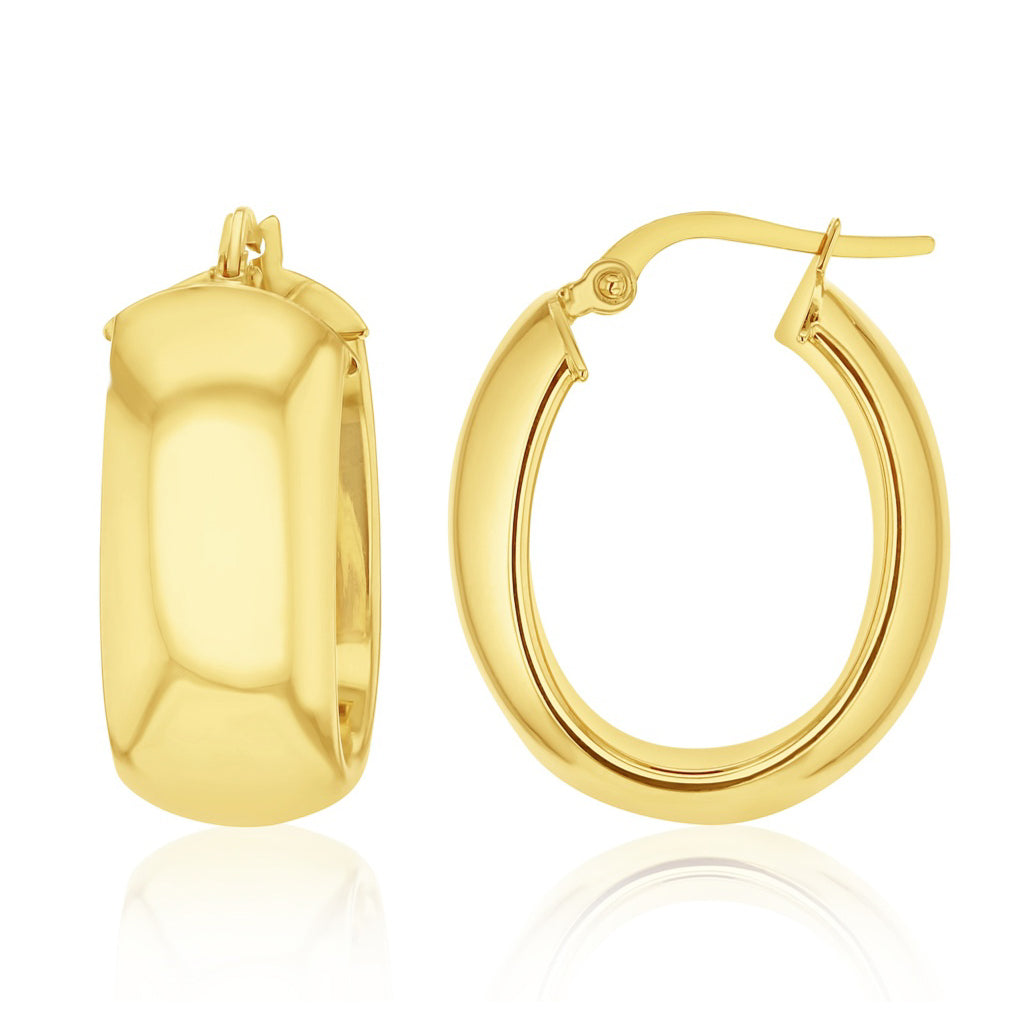 Gold Hoop Earrings yellow gold