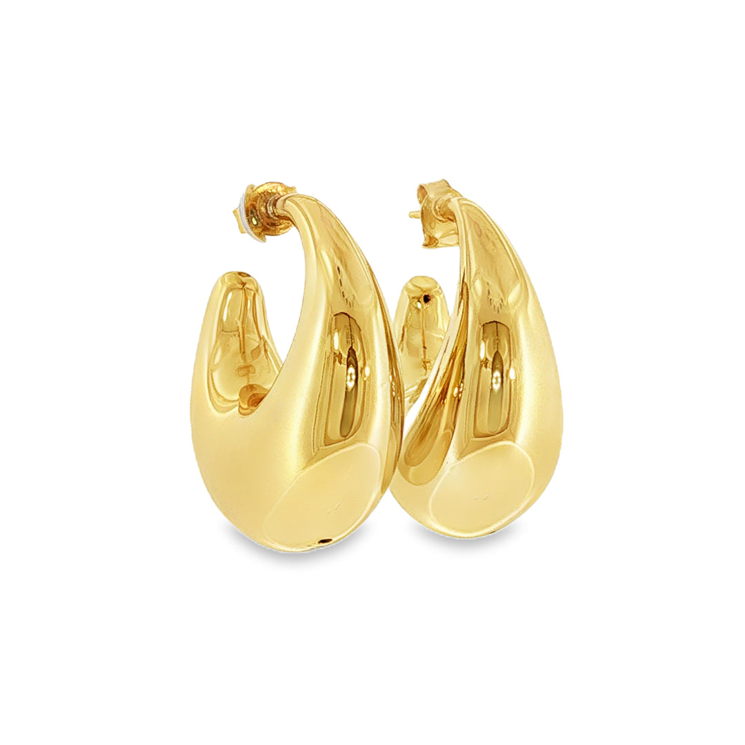 Gold Plated Earrings Sterling Silver Gold Plated / 8.8 g