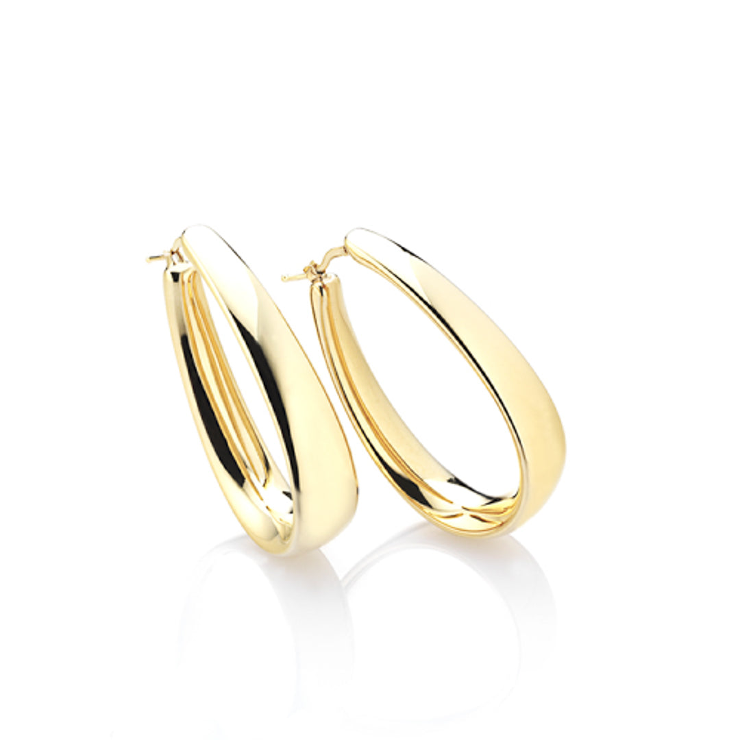 Gold Plated Earrings Sterling Silver Gold Plated / 8.4 g