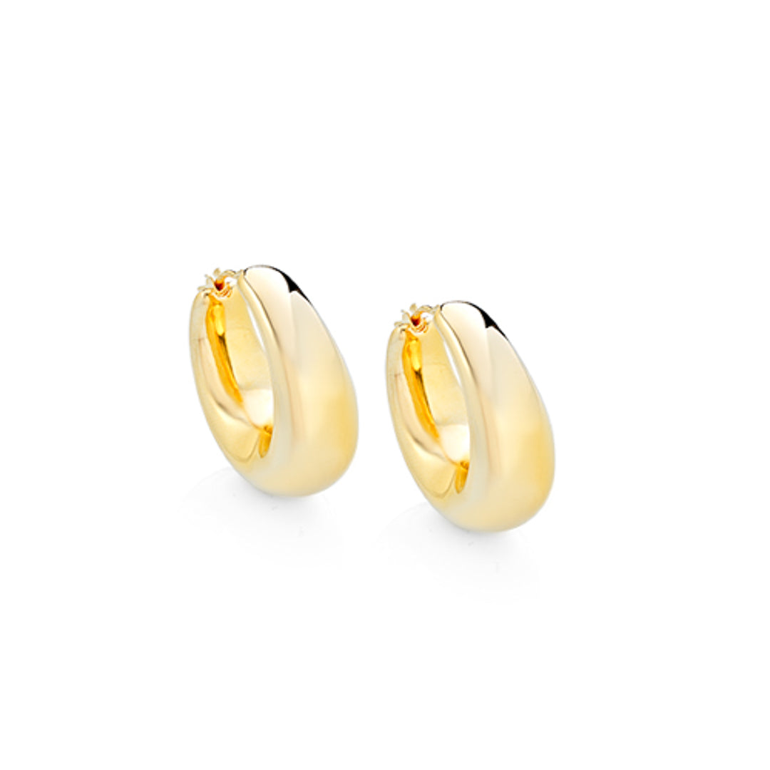 Gold Plated Earrings Sterling Silver Gold Plated / 6.1 g