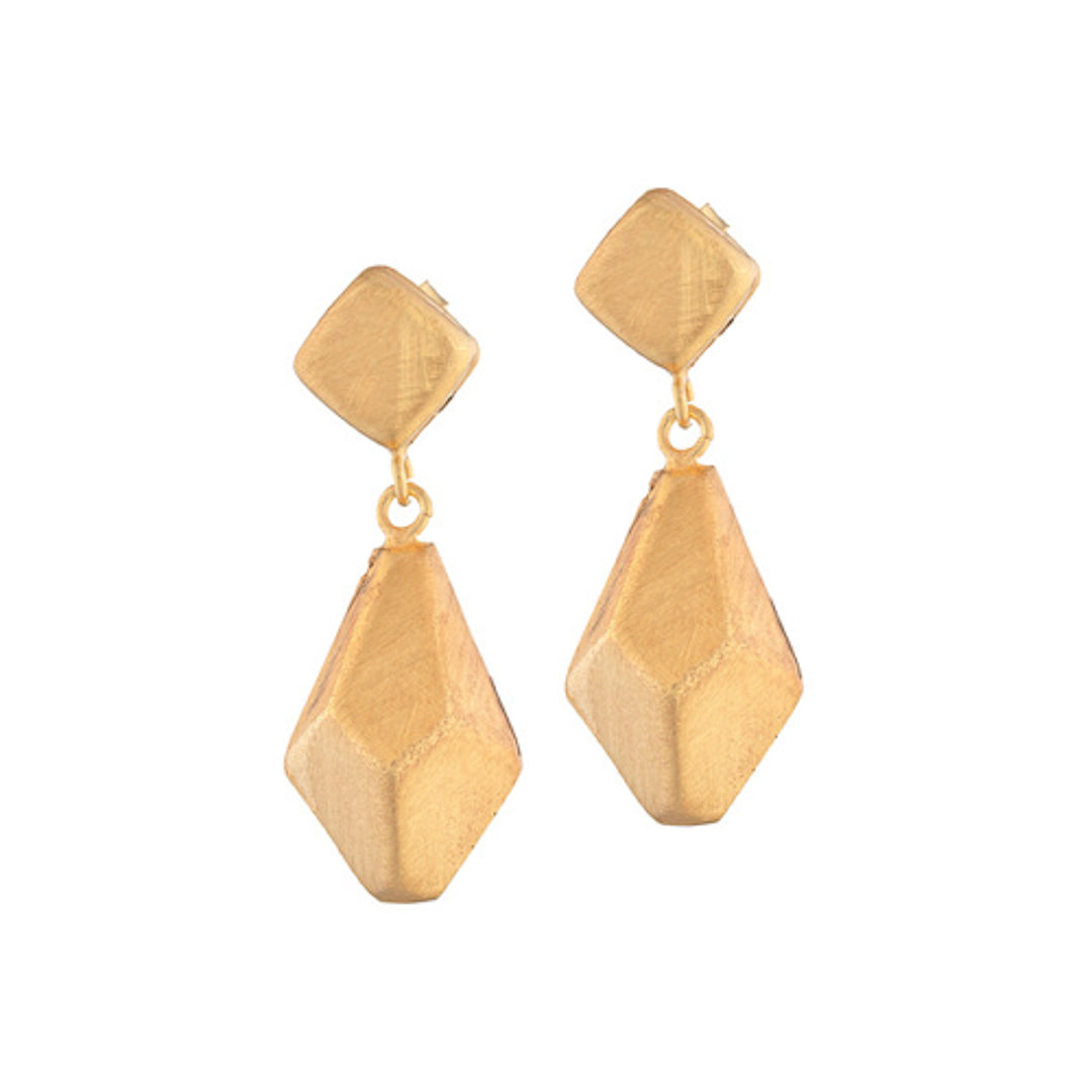 Gold Plated Earrings Sterling Silver Gold Plated / 7.4 g